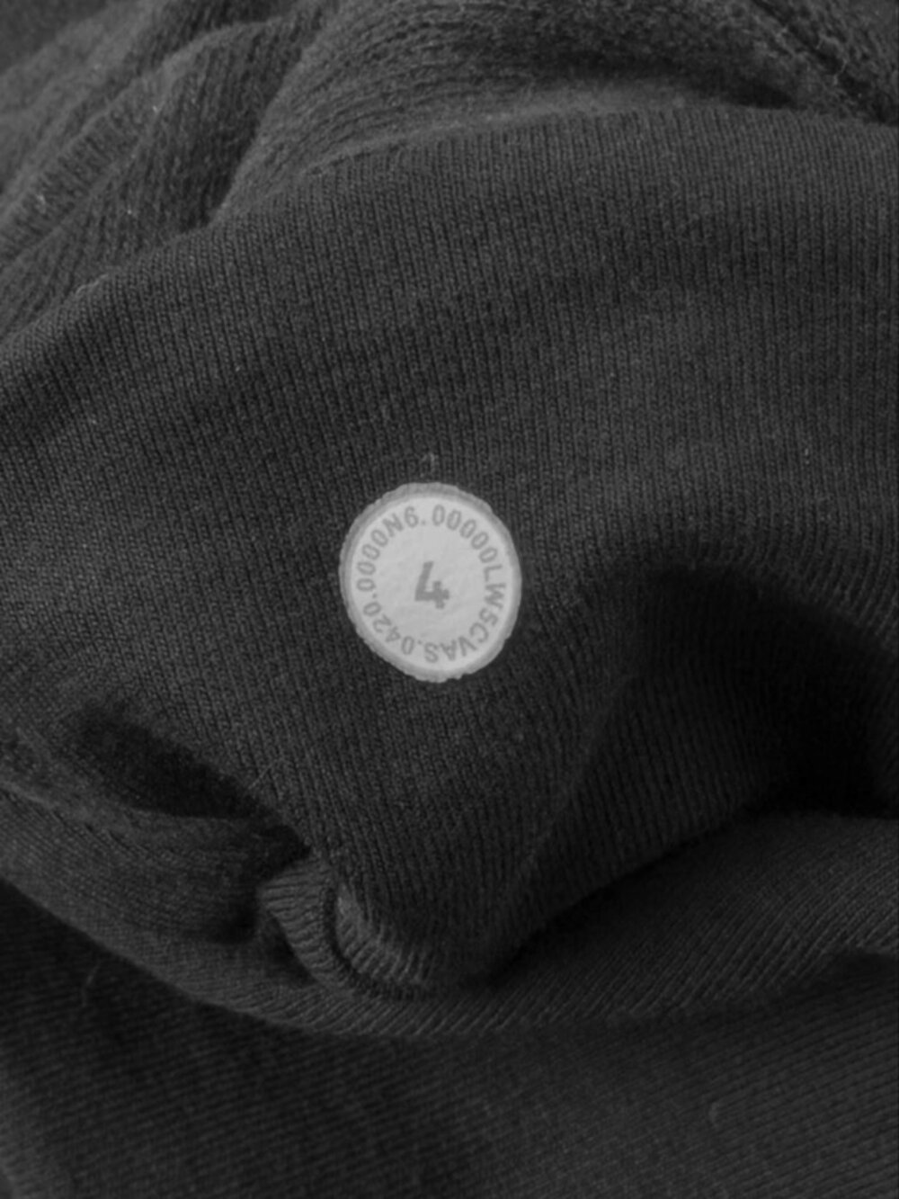 Lululemon Scuba Joggers Womens Size 4 Black Terry Pants W5CVA - Picture 9 of 12